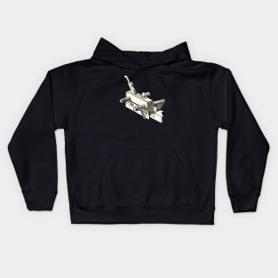 Carpentry Hand Plane Kids Hoodie